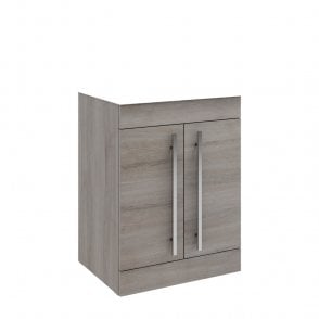 Purity/Matrix 600mm 2 Door Floor Standing Unit Silver Oak