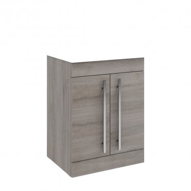 Purity/Matrix 600mm 2 Door Floor Standing Unit Silver Oak
