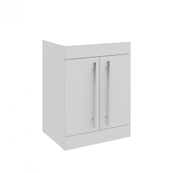 Kartell Purity/Matrix 600mm 2 Door Floor Standing Unit White Gloss