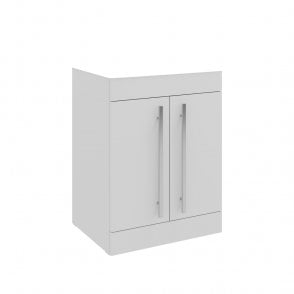 Purity/Matrix 600mm 2 Door Floor Standing Unit White Gloss