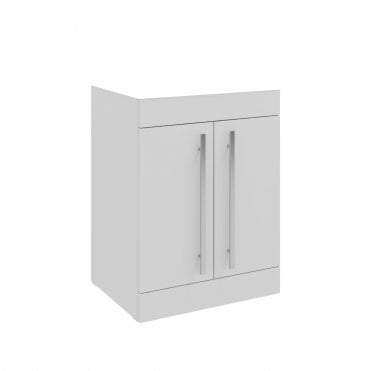 Purity/Matrix 600mm 2 Door Floor Standing Unit White Gloss