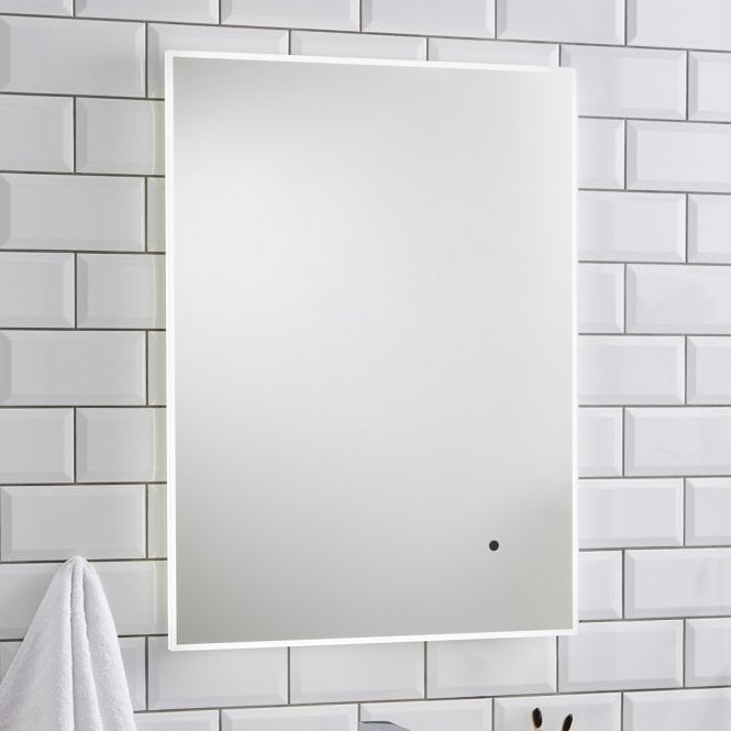 Kartell Seattle 700mm x 500mm LED Edged Bathroom Mirror with Sensor Switch