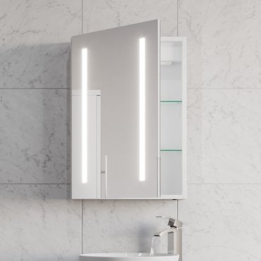Spectrum 700mm x 500mm LED Mirror Cabinet with Sensor Switch & Charger Socket