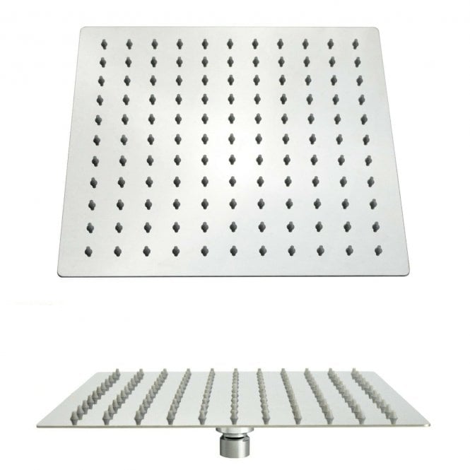 Kartell Square 300mm Slimline Drench Shower Head Chrome