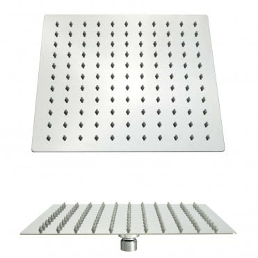 Square 300mm Slimline Drench Shower Head Chrome