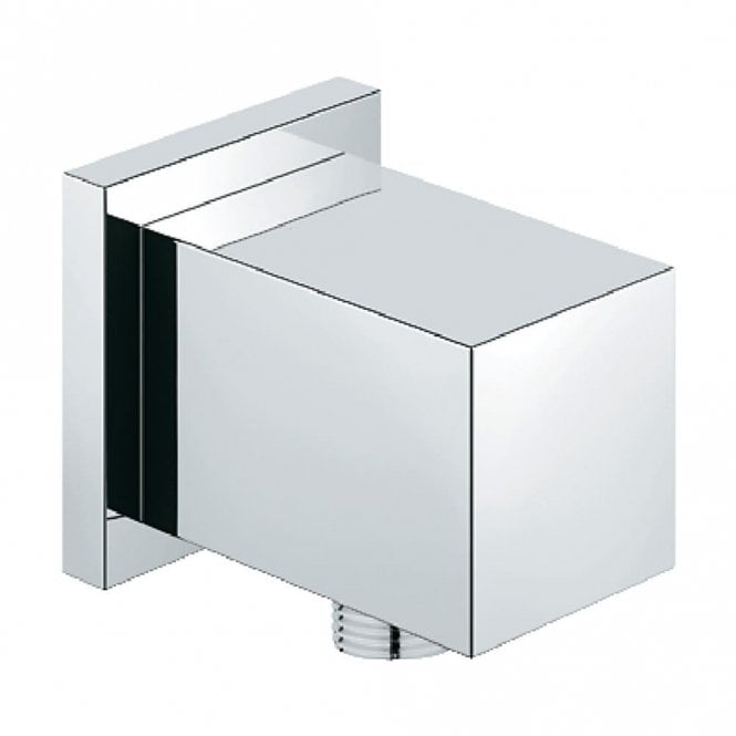 Kartell Square Wall Outlet Elbow Chrome