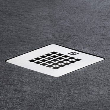 Stainless Steel 125mm x 125mm Waste Cover for Naturals Shower Trays