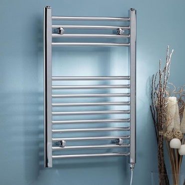 Straight Electric Towel Rail 1200mm x 500mm Chrome - ESTR512C