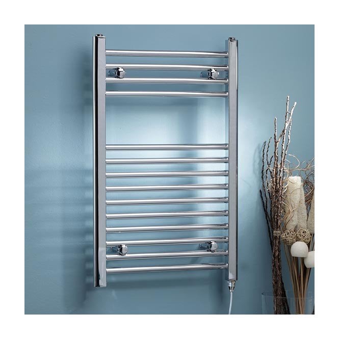 Kartell Straight Thermostatic Electric Towel Rail 1000mm x 500mm Chrome - ETSTR510C