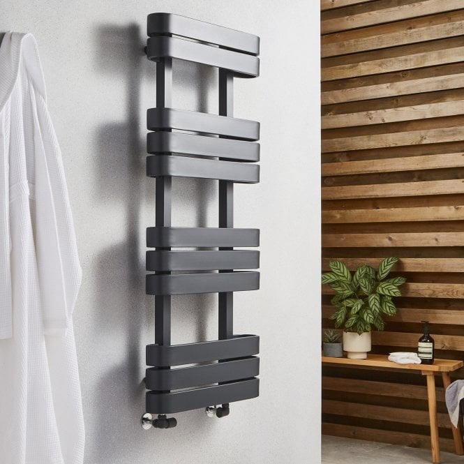 Kartell Tampa Matt Anthracite Modern Designer Heated Towel Rail