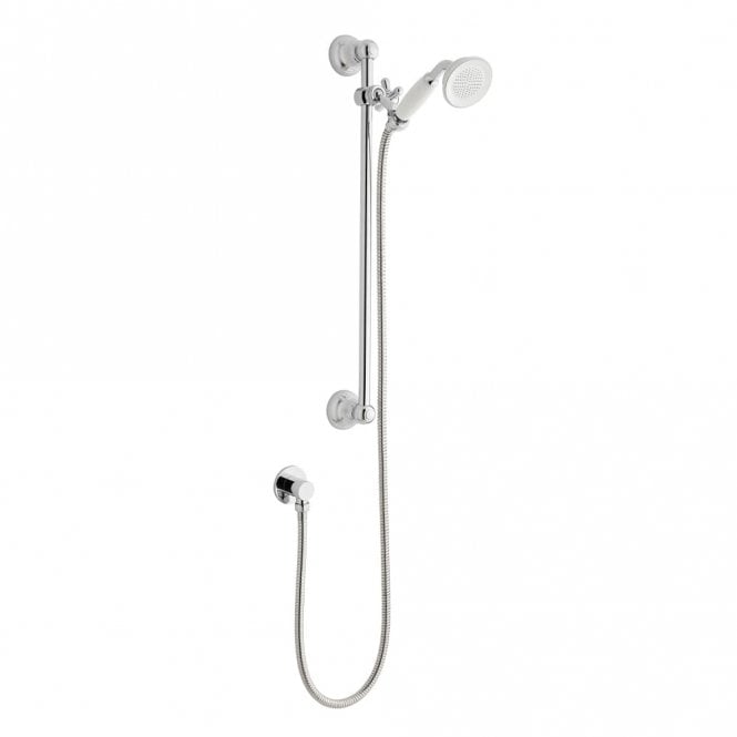 Kartell Traditional Chrome Slide Rail Kit with Handset & Hose