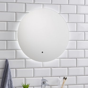 Tucson Round 600mm LED Bathroom Mirror with Sensor Switch