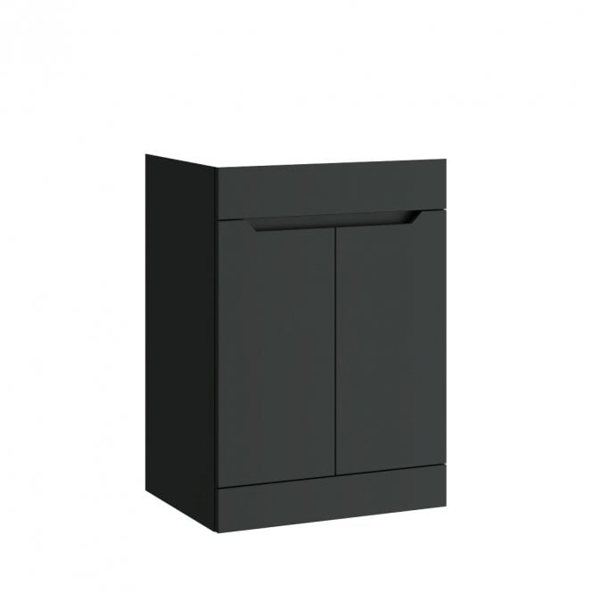 Kartell Urban 500mm Matt Anthracite 2 Door Floor Standing Unit Only
