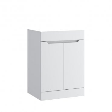 Urban 500mm Matt White 2 Door Floor Standing Unit Only
