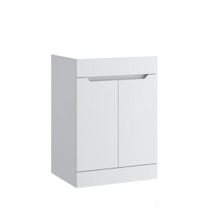 Urban 600mm Matt White 2 Door Floor Standing Unit Only