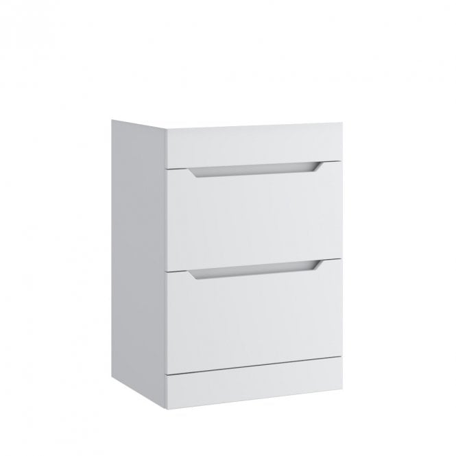 Kartell Urban 600mm Matt White 2 Drawer Floor Standing Unit Only
