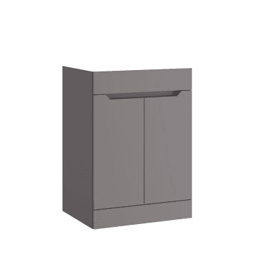 Urban 600mm Slate Grey 2 Door Floor Standing Unit Only