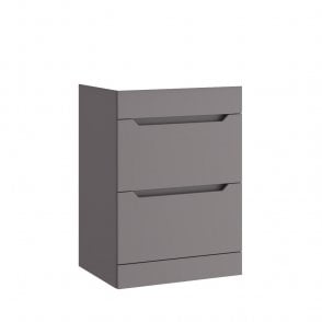 Urban 600mm Slate Grey 2 Drawer Floor Standing Unit Only