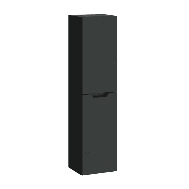 Kartell Urban Matt Anthracite Wall Hung Tall Unit