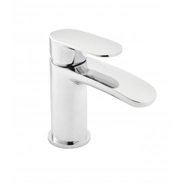 Verve Mono Basin Mixer Tap & Clicker Waste Polished Chrome