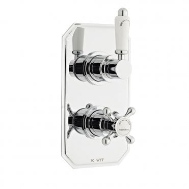 Viktory Concealed Thermostatic Shower Valve with Diverter Chrome