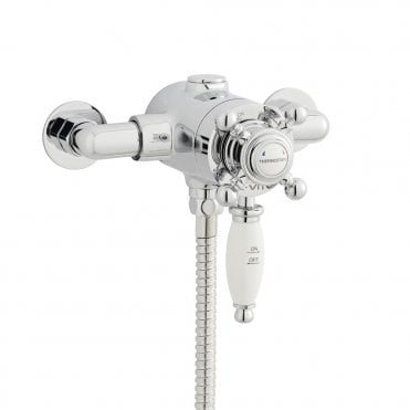 Viktory Exposed Thermostatic Shower Valve Chrome
