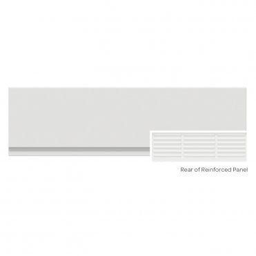 White 1700mm Sonic Reinforced Front Bath Panel