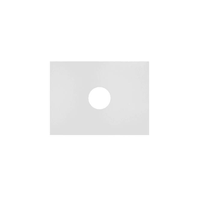 Kartell White 506mm x 400mm Solid Surface Worktop