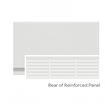 White 700mm Sonic Reinforced Bath End Panel