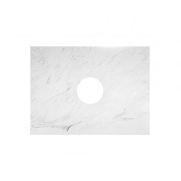 White Marble 506mm x 400mm Solid Surface Worktop