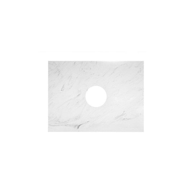 Kartell White Marble 606mm x 463mm Solid Surface Worktop