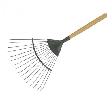 Carbon Steel Long Handled Leaf Rake