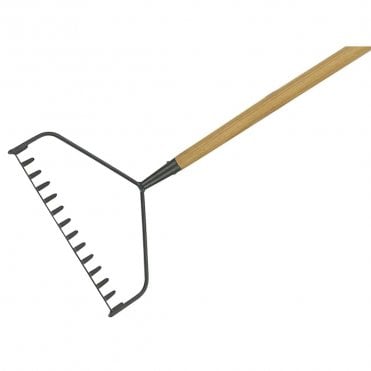 Carbon Steel Long Handled Soil Rake