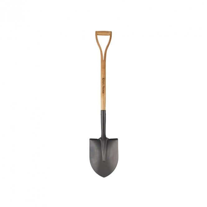 Kent & Stowe Carbon Steel Round Nose Shovel