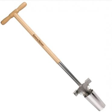 Stainless Steel Long Handled Bulb Planter