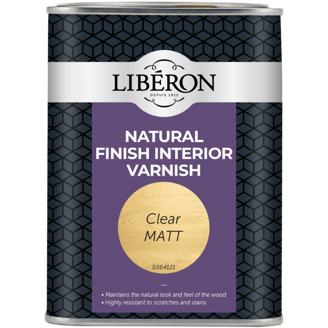 Liberon 1L Natural Finish Interior Varnish