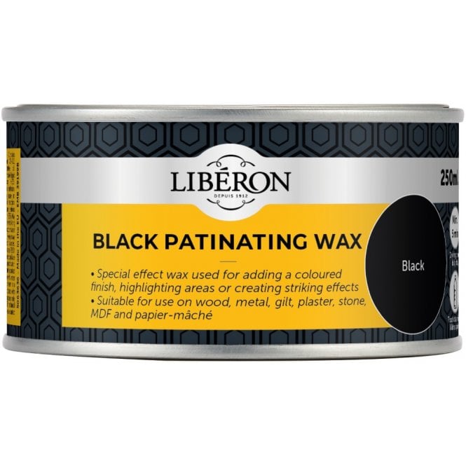 Liberon 250ml Black Patinating Wax