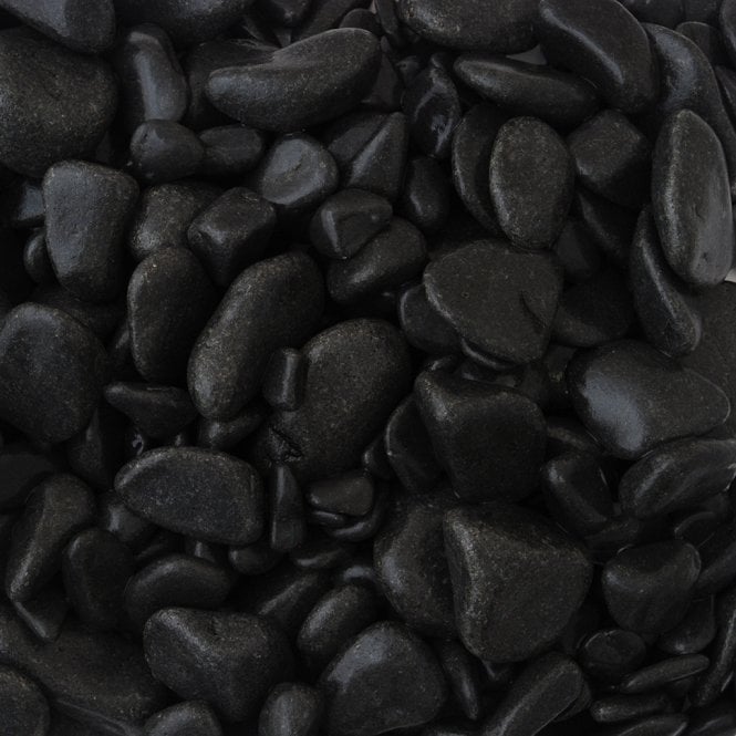 Long Rake Spar 20KG 15-30mm Ebony Black Pebbles