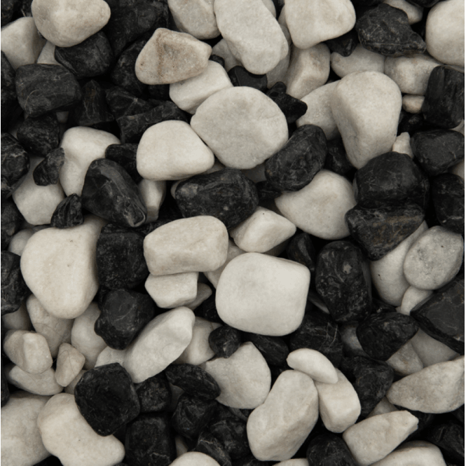 Long Rake Spar 20kg 20-40mm Zebra Pebbles