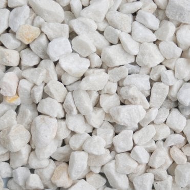 20mm Polar White Gravel Bulk Bag