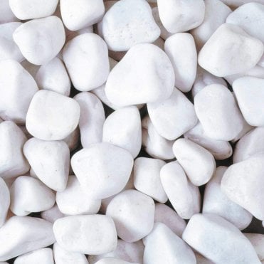 White Pebbles Decorative Aggregate 20-40mm  20kg Bag