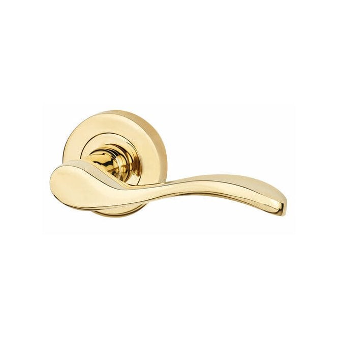 LPD Ariel Polished Brass Privacy Handle Hardware Pack