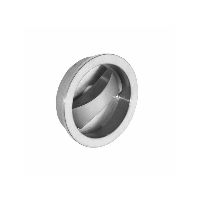 LPD Aries Satin Chrome Pocket Door Privacy Handle