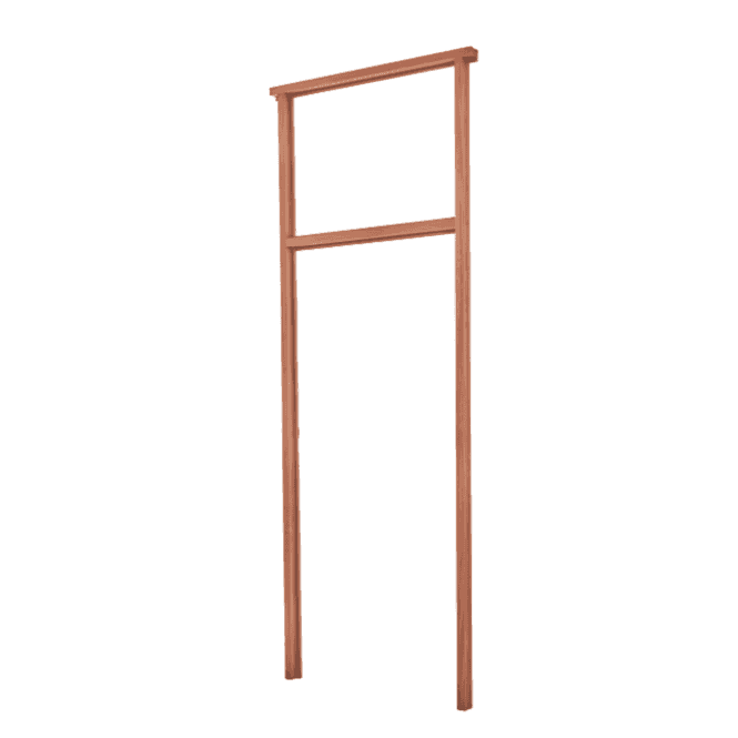 LPD Door Frame Fanlight Hardwood External
