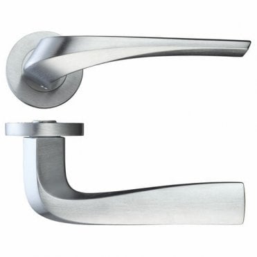 Draco Satin Chrome Handle Hardware Pack