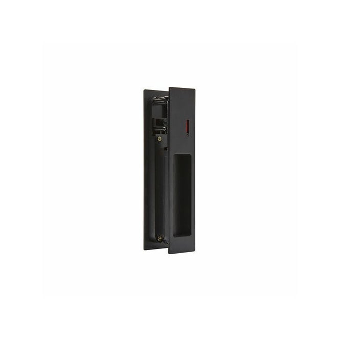 LPD Gemini Matt Black Pocket Door Privacy Sliding Lock