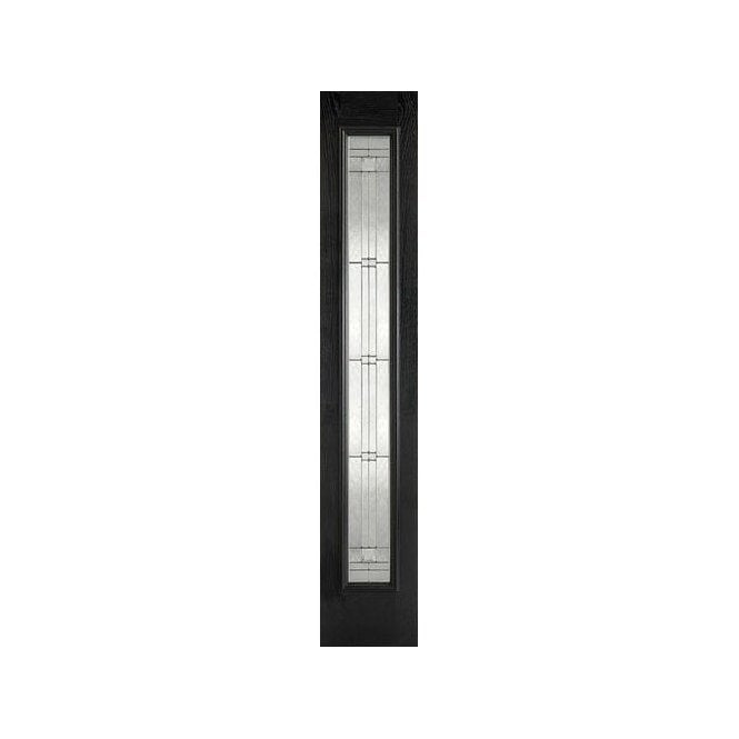 LPD GRP Sidelight Black Glazed 1L Elegant