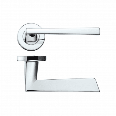 Lyra Polished Chrome Privacy Handle Hardware Pack