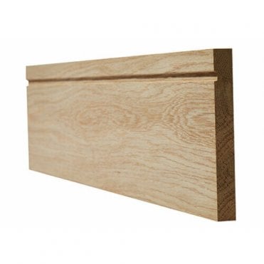 Oak Skirting Single Groove