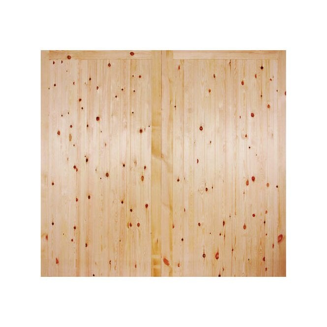 LPD Redwood FL&B Garage Door Pair
